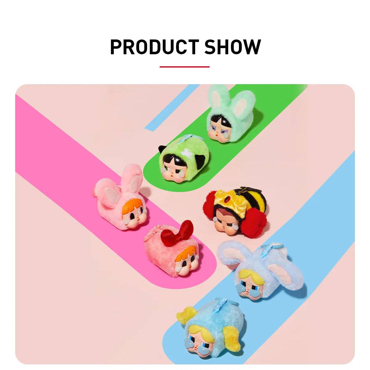 CRYBABY × Powerpuff Girls Series-Vinyl Face Plush