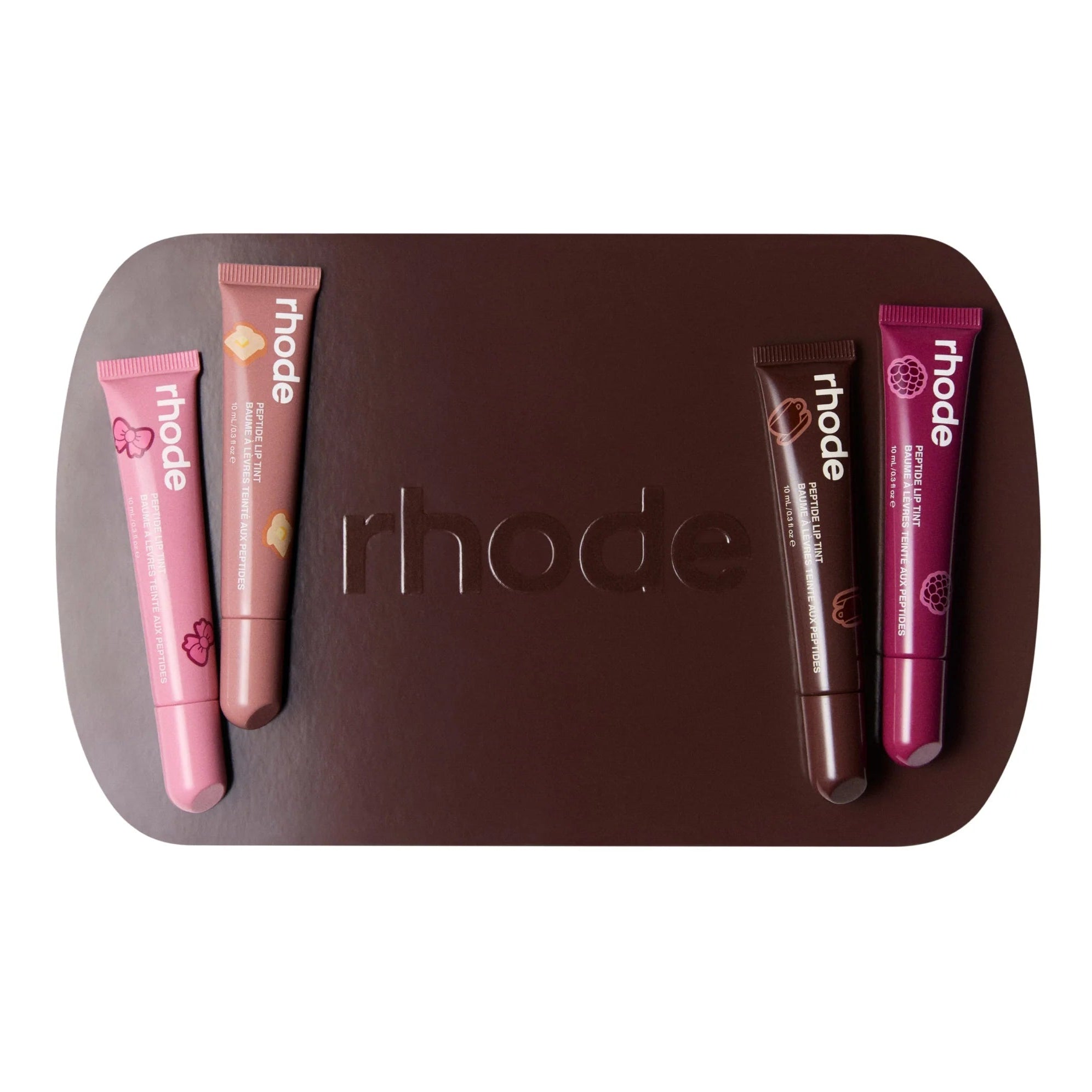 the scented peptide lip tint set