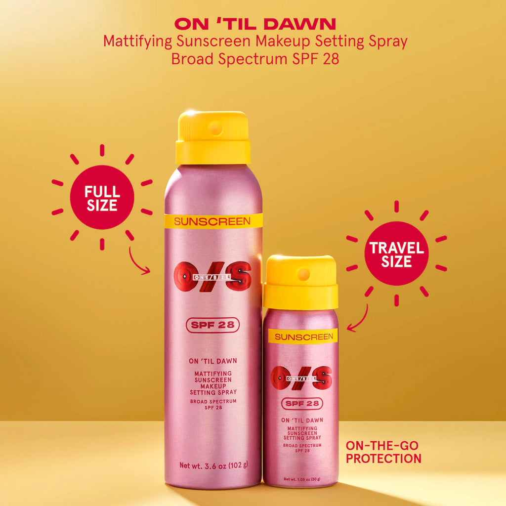 On 'Til Dawn Mattifying Sunscreen Makeup Setting Spray SPF 28