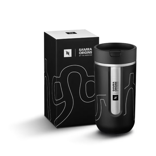 Travel Mug Samra Origins Black Medium